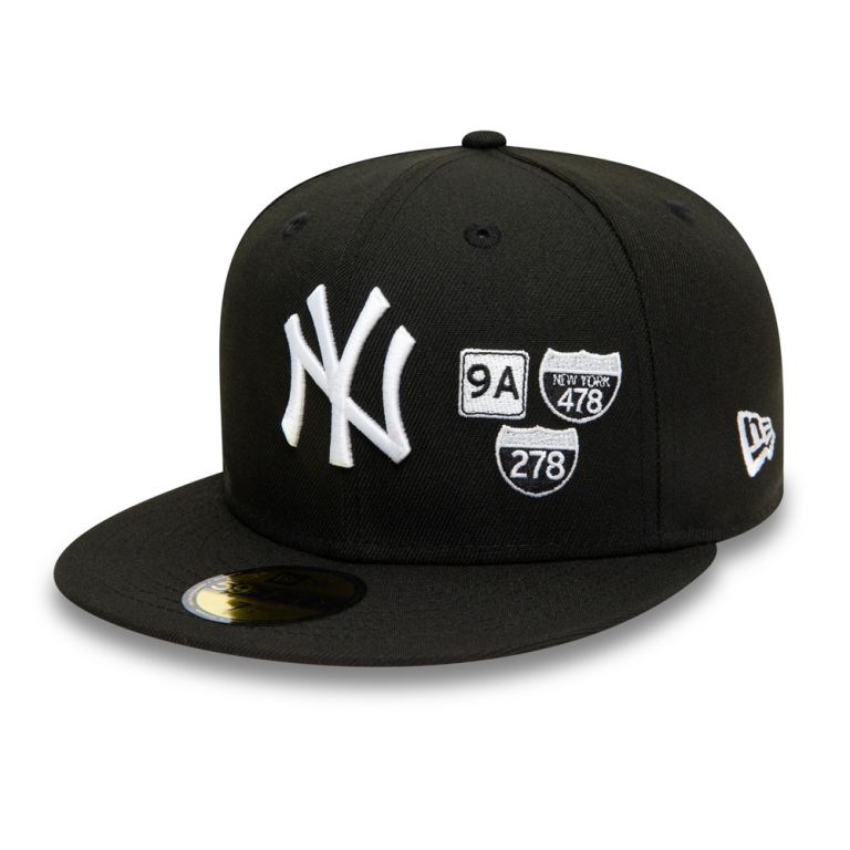 Gorras New Era 59fifty Negros - New York Yankees MLB Interstate 28319NZKB